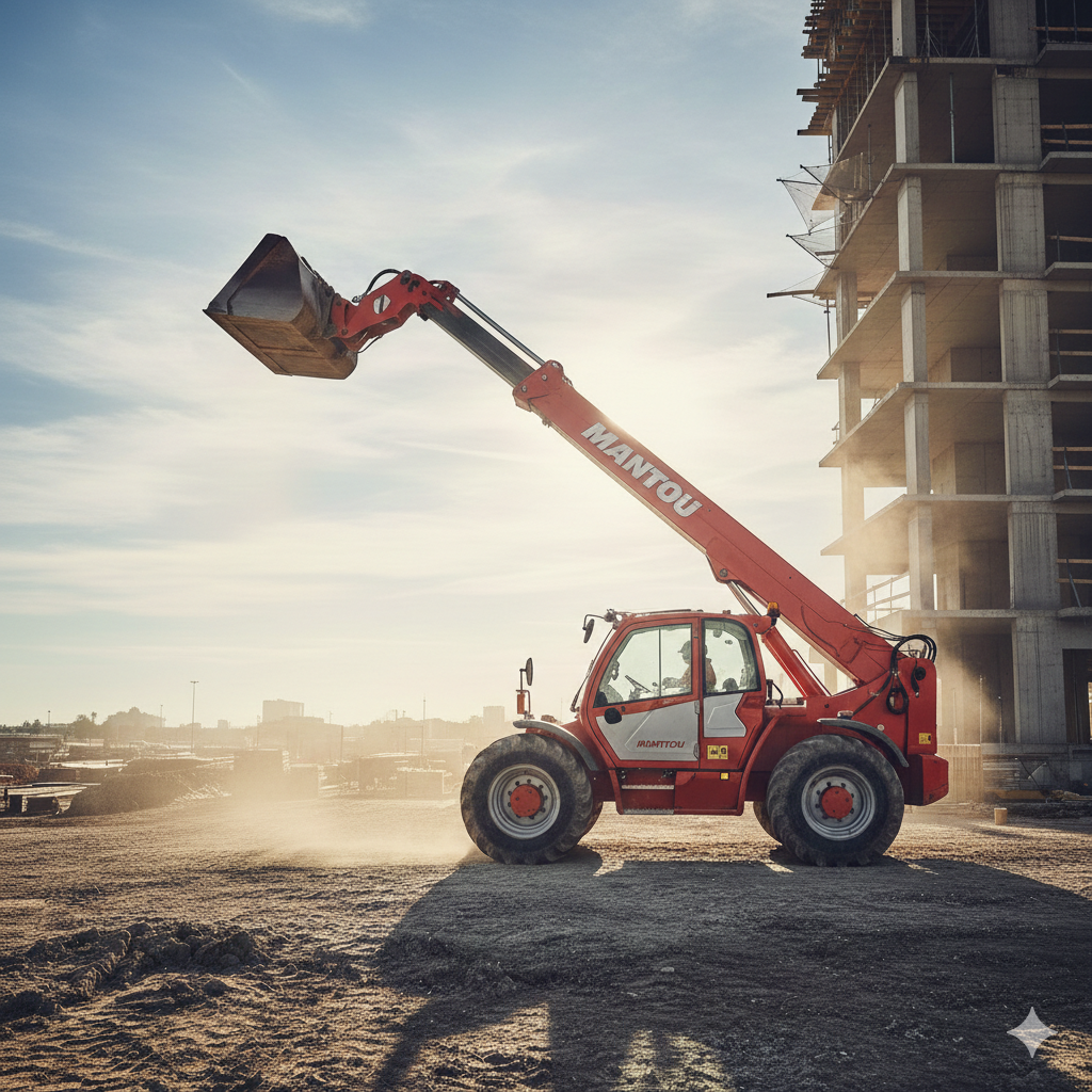 İzmir Manitou kiralama için telehandler ve forklift filomuz