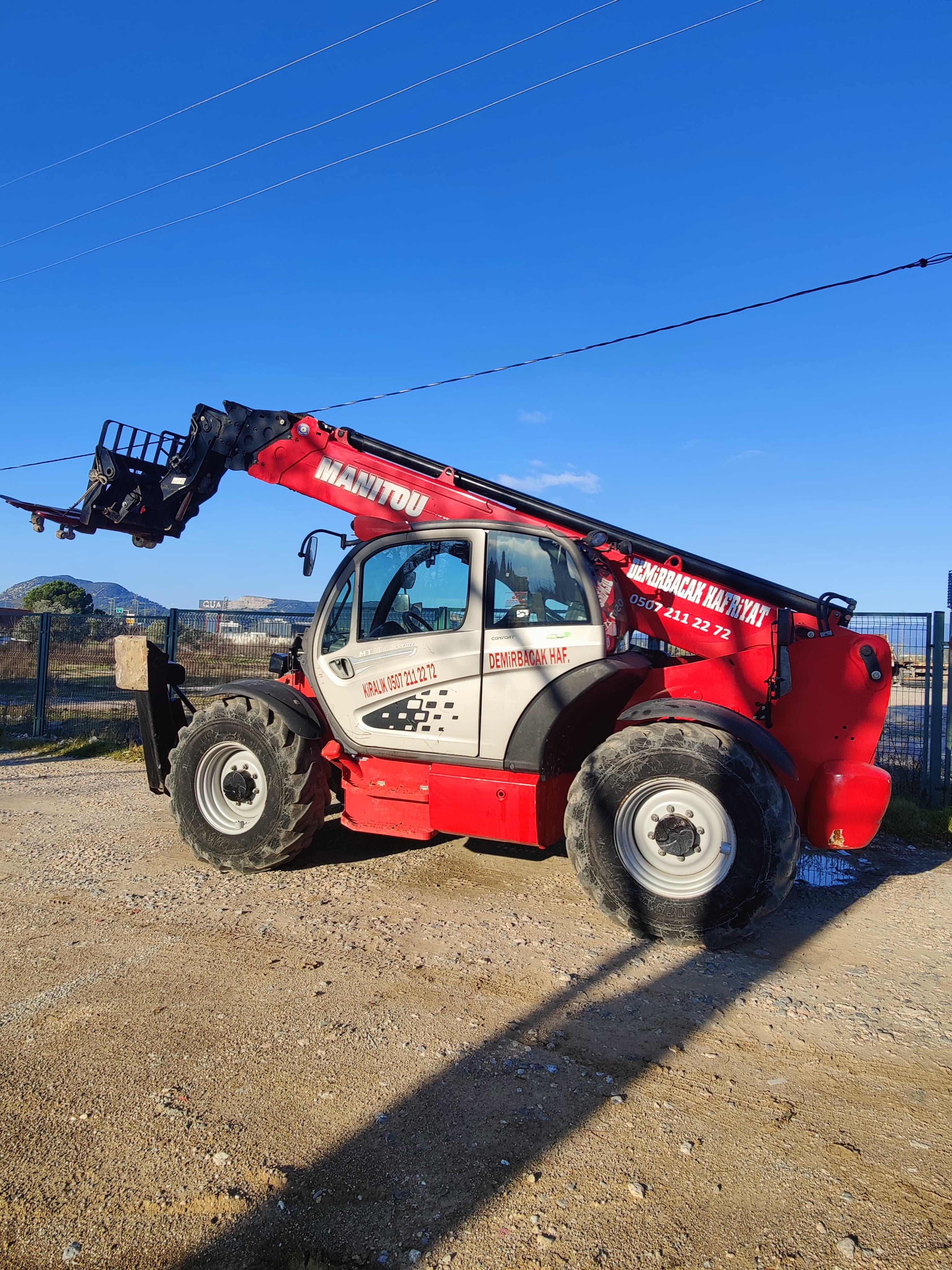 İzmir Manitou kiralama şantiye görüntüsü 2